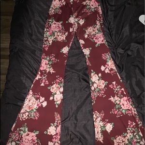 “Clappers” women’s stretchy flare legged pants.